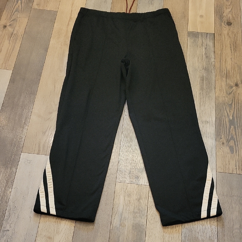 GAP Black Joggers with White Stripes